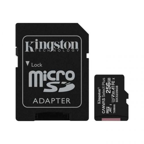 Карта памяти 256Гб - Kingston SDCS2/256GB 256GB+адаптер