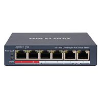 Коммутатор Hikvision DS-3E0106P-E/M(B)