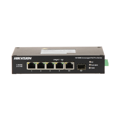 Коммутатор Hikvision DS-3T0306HP/No Power unit