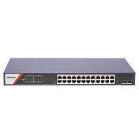 Коммутатор Hikvision DS-3E1526P-SI-24P2F